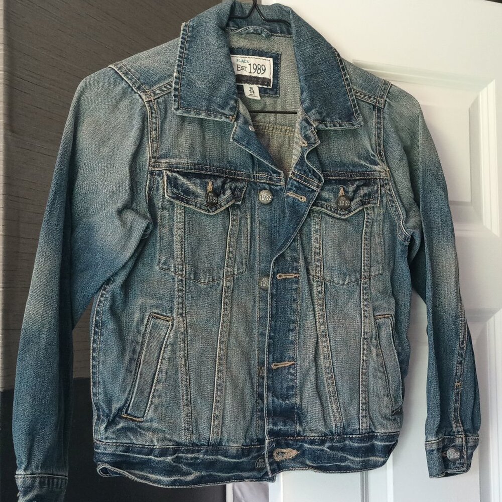 Boys Denim Jean Jacket 7/8